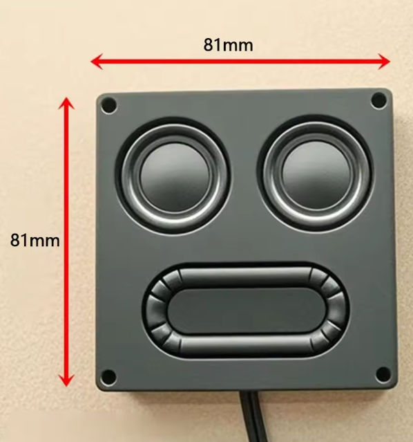 適用於 PC 的 9 針 USB 揚聲器，3W x 2 立體聲聲道，配備音效卡和低音炮，內建電腦揚聲器。
